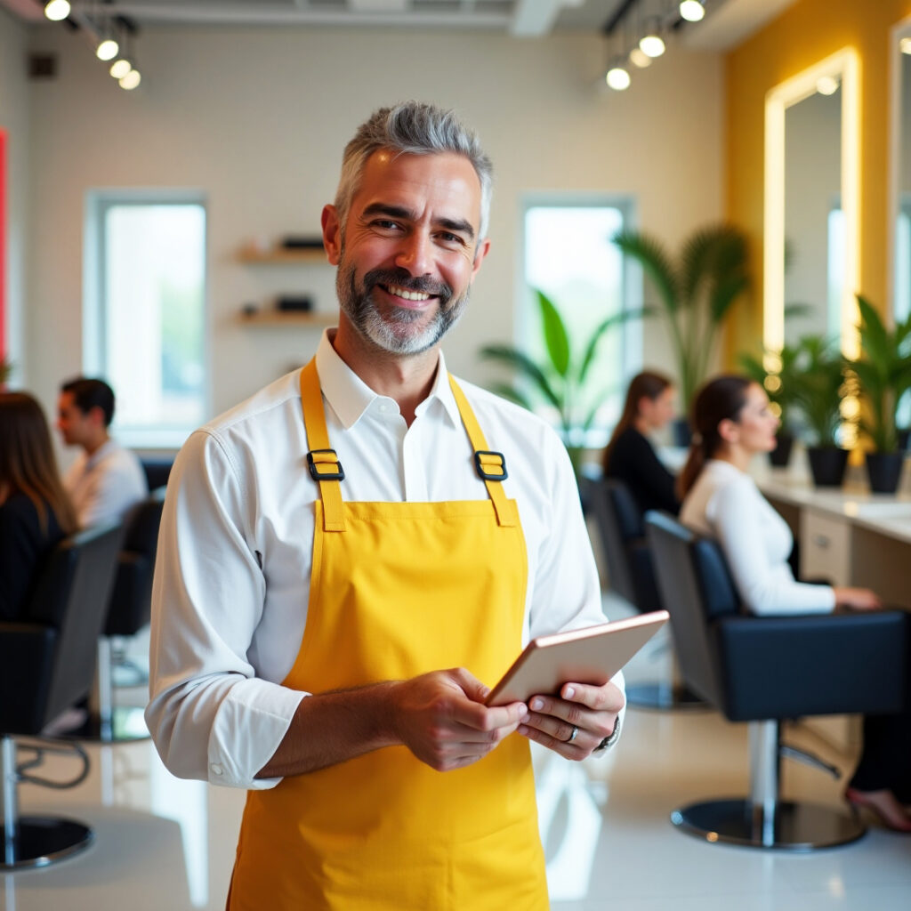 Friseursalons digitalisieren mit Digital Business Club e.V. Digital Business Club e.V. Digitalisierung für Friseursalons mit Terminbuchung und Kundenbindung
